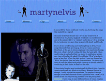 Tablet Screenshot of martynelvis.com